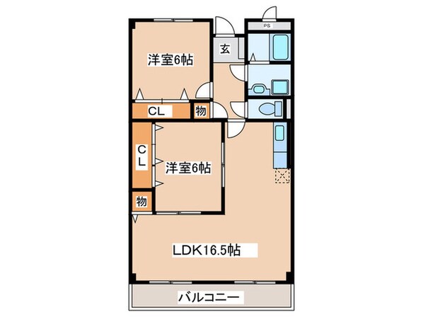 ニュ－サンライズの物件間取画像